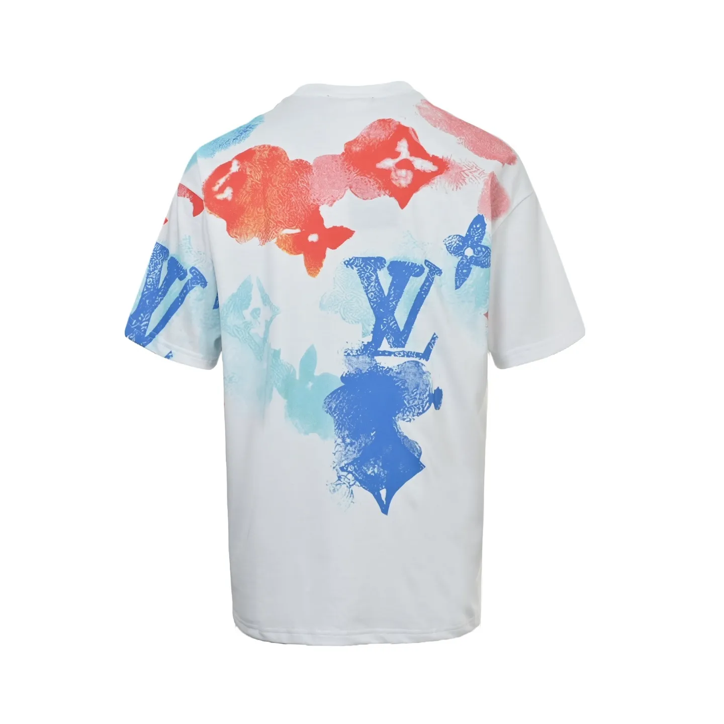 Louis Vuitton/Louis Vuitton ink painted smudged short sleeves